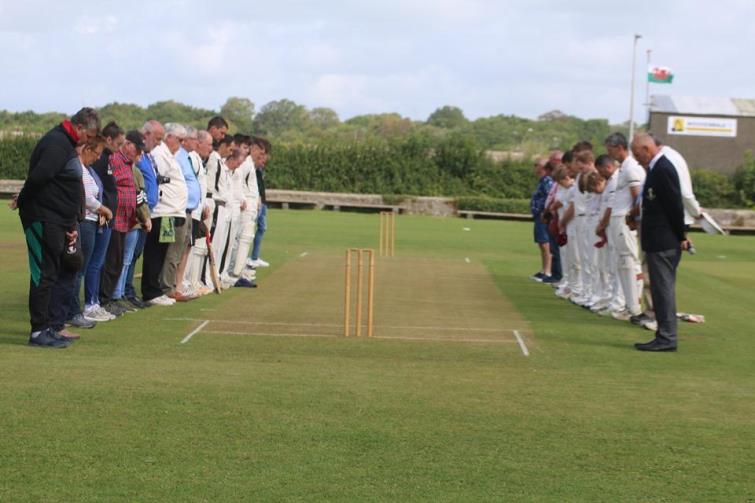 A minutes silices observed before 2019 Alec Colley Cup Final at Treleet